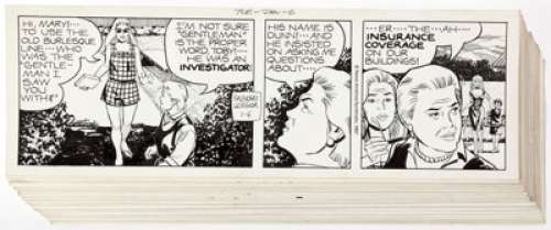 Bill Ziegler and Jim Armstrong Mary Worth Daily Comic Strip Original Art Group of 73 (News America Syndicate, - Available at Sunday Internet Comics Auction | Heritage