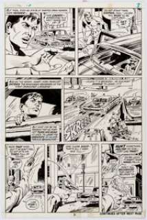 Dick Ayers and John Severin Incredible Hulk #143 Page 3 Original Art (Marvel, 1971). Bruce Banner is picked up - | Heritage
