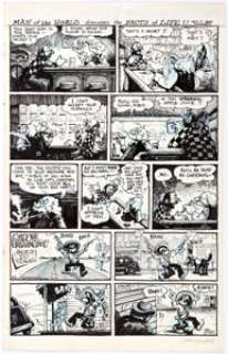 Gary Hallgren San Francisco Comic Book #4 Complete Story Original Art (Print Mint, 1973). Two complete stories - | Heritage