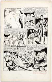 Jill Elgin All-New Comics #11 Story Page 7 Original Art (Harvey, 1945). The Girl Commandos take on the - | Heritage