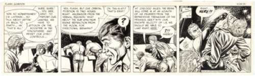 Dan Barry Flash Gordon Daily Comic Strip Original Art 12-29-51 (King Features Syndicate, 1951). Flash lands one - | Heritage