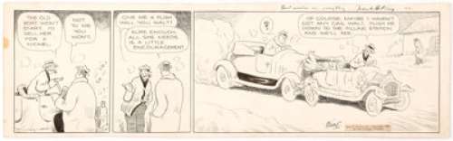 Frank King Gasoline Alley Daily Comic Strip Original Art (Chicago Tribune, 1929). Even after he had changed - | Heritage