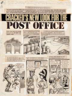 Bill Ward Cracked #112 Complete 4-Page Story Original Art (Major Publications, 1974). Four funny pages from - | Heritage