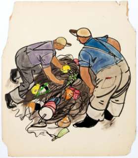 Earl Oliver Hurst - Magazine Illustrations Original Art Group of 2 (1930-40s).... (Total: 2 Original Art)