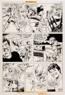 Don Newton and Dave Hunt World’s Finest #261 Story Page 10 Mary Marvel Original Art (DC, 1980).... | Heritage
