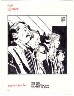 Alex Toth SSAM Military Newspaper Illustrations Original Art Group of 7 (SSAM, 1981).... (Total: 7 Original Art) | Heritage