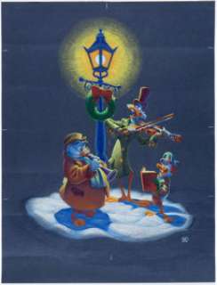 Brian Diskin - Christmas Duck Illustration Original Art (2009).... | Heritage