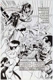 Rick Hoberg and Tim Eldred The Strangers #7 Partial Story Original Art Group of 16 (Malibu Comics, 1993).... (Total: 16 Original Art) | Heritage