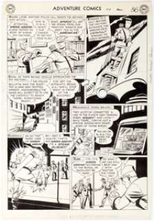 George Papp Adventure Comics #174 Story Page 6 Original Art (DC, 1952).... | Heritage