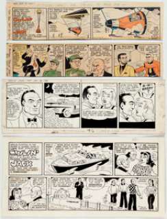 Zack Mosley Smilin‘ Jack Daily-Sunday Comic Strip Original Art Group of 26 (News Syndicate, 1958-69).... (Total: 27 Original Art)