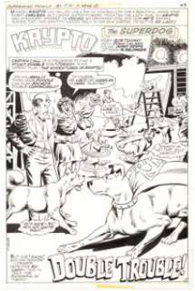 John Calnan Superman Family #187 Partial Story Krypto Original Art Group of 5 (DC, 1978).... (Total: 5 Original Art) | Heritage