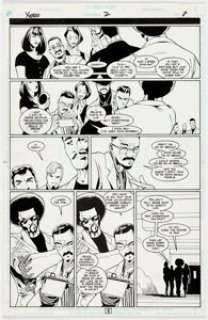 ChrisCross and Tom Simmons Xero #2 Story Page 8 Original Art (DC, 1997)....