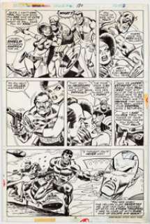 Frank Robbins and Vince Colletta Captain America #190 Story Page 3 Original Art (Marvel, 1975).... | Heritage