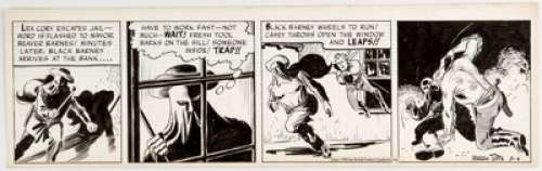 Warren Tufts Casey Ruggles Daily Comic Strip Original Art dated 3-4-50 (United Features Syndicate, 1950).... | Heritage