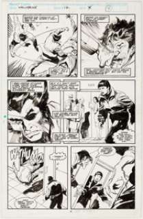 John Buscema and Bill Sienkiewicz Wolverine #12 Story Page 4 Original Art (Marvel, 1989).... | Heritage