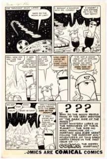Bob White Cosmo the Merry Martian #s 1-2 Near-Complete Story Original Art Group of 26 (Archie Comics, 1958).... (Total: 26 Original Art)