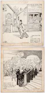 Gaar Williams Among the Folks in History, Our Secret Ambition, and Wotta Life! Wotta Life!... (Total: 6 Original Art)