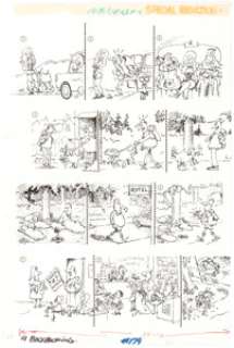 Sergio Aragones MAD Magazine #179 Partial Story, "A Mad Look at Backpacking," Original Art, Group of 2 (EC Comics,... (Total: 2 Original Art) | Heritage
