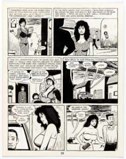 Gilbert Hernandez Love and Rockets #12 Story Page 10 Luba Original Art (Fantagraphics, 1985).... | Heritage