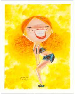  - Scott Morse - Smiling Redhead Painting Original Art (2003)....