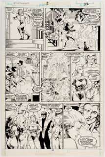 Alan Davis and Paul Neary Excalibur #3 Story Page 22 Original Art (Marvel, 1988).... | Heritage