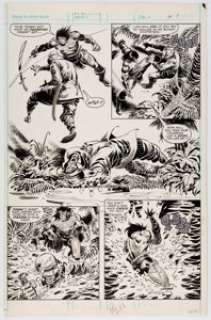John Buscema and Ricardo Villamonte The Savage Sword of Conan #54 Story Page 7 Original Art (Marvel, 1980).... | Heritage