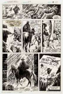 Don Perlin, Tony DeZuniga, and Alfredo Alcala Ghost Rider #29 Page 17 Original Art (Marvel, 1978). The Bounty Hunter - | Heritage