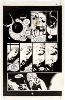 Joe Quesada and Kevin Nowlan Batman: Sword of Azrael #1 Story Page 8 Original Art (DC, 1992). ... | Heritage