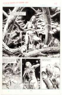 - Steve Carr and Armando Gil The Savage Sword of Conan #169 Page 43 Original Art Red Sonja (Marvel, 1990)....