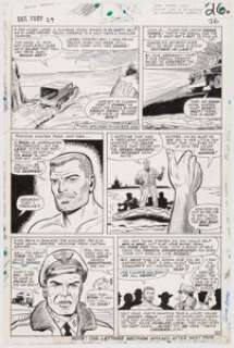 Dick Ayers and John Tartaglione Sgt. Fury and His Howling Commandos #29 Story Page 20 Original Art (Marvel, 1966).... | Heritage