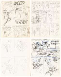 Wally Wood T.H.U.N.D.E.R. Agents #1 and Dynamo #2 Preliminary Story Page Original Art Group of 15 (Tow... (Total: 15 Original Art) | Heritage