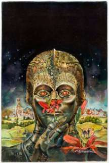 Abe Echevarria The Soul of the Robot Cover Painting Original Art (Condor, 1978).... (Total: 2 Illustration Art) | Heritage