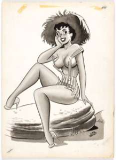 Dan DeCarlo Joker April-1957 Single Panel Gag Cartoon Illustration Original Art (Humorama/Popular Cartoons, 1957).... | Heritage