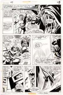Gene Colan and Frank Giacoia The Sub-Mariner #49 Story Page 19 Original Art (Marvel Comics, 1972).... | Heritage
