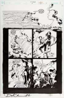 Adam DeKraker and Andy Lanning Titans #19 Story Page 6 Original Art (DC Comics, 2000)....