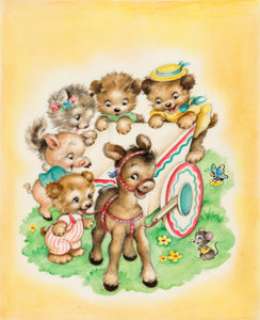 Hope Champion Here We Go! Storybook Cover and Interior Illustrations Original Art (Samuel Lowe/James and Jonathan, - | Heritage