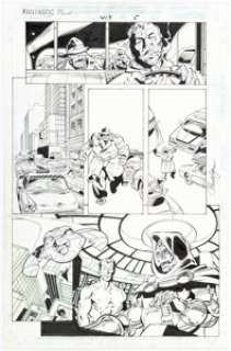 Paul Ryan, John Lowe, and Bob Wiacek Fantastic Four #413 Story Page 5 Original Art (Marvel, 1996). As the -