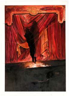 Guillaume Sorel Artbook: Guillaume Sorel "Le Fantome de L’Opera" [The Phantom of the Opera] Painting Original Art ... | Heritage