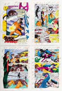 Nansi Hoolahan Wonder Woman #309 Color Guide Production Materials Group of 7 (DC, 1983).... (Total: 7 Items)