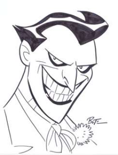 Bruce Timm - The Joker Sketch Original Art.... | Heritage