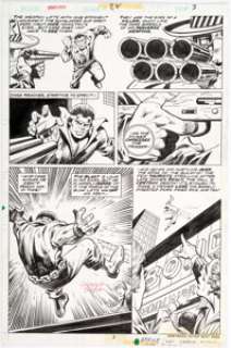 George Tuska and Vince Colletta Power Man #28 Story Page 3 Original Art (Marvel, 1975).... | Heritage