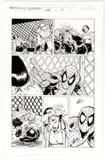 Luke Ross and John Stanisci Spectacular Spider-Man #245 Story Page 17 Original Art (Marvel, 1997). Mary Jane is in - | Heritage