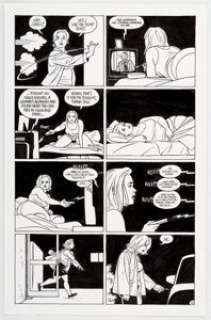 Jaime Hernandez Love and Rockets Vol.2#8 Story Page 13 Maggie Original Art (Fantagraphics, 2003). Troubles with - | Heritage