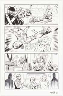 Michael Walsh and Adam Gorham - The X-Files / Teenage Mutant Ninja Turtles: Conspiracy #1 Story Page 12 Original Art (IDW, 2014).