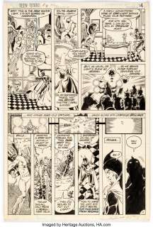 George Pérez And Romeo Tanghal | The New Teen Titans #19 Story Page 11 Original Art (DC, 1982). ... | Heritage