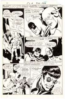 Dick Dillin And Sid Greene Jus | tice League of America #69 Story Page 8 Original Art (DC, 1969).... | Heritage