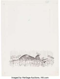 Louis Darling | The Enormous Egg Illustration Original Art (Little Brown, 1956). | Heritage