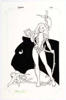 Amanda Conner | Sheena Queen of the Jungle: Dark Rising #2 Cover Original Art (Devil’s Due Publishing, 2008). | Heritage