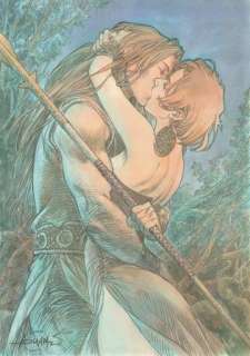 Aouamri. Illustration originale Saga Valta | BDEnchères