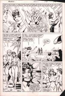 Bob Hall, Joe Sinnott | Avengers #351 P.13 - Romance Page, Wasp on Vacation - 1985 | Anthony’s Comic Book Art